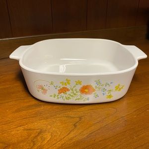 Vintage Corning Ware Wildflower A-2-B